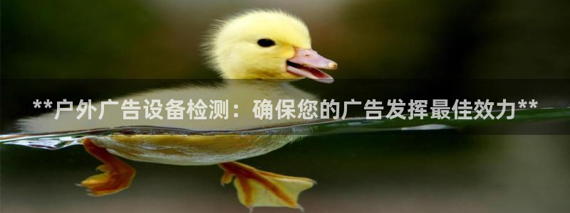 杏宇平台代理多少钱一个月：**户外广告设备检测：确保您的广告发挥最佳效力**