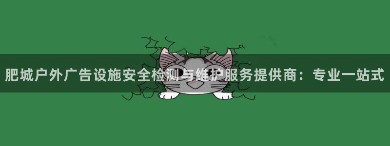 杏宇平台代理怎么赚钱：肥城户外广告设施安全检测与维护服务提供商：专业一站式