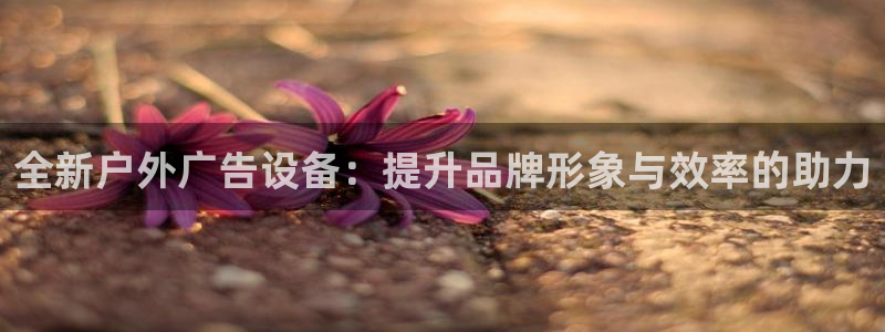 杏宇平台注册地址在哪里：全新户外广告设备：提升品牌形象与效率的助力