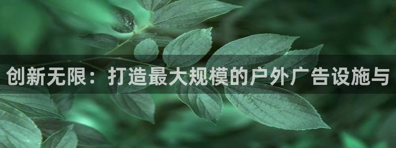 杏宇平台总代理：创新无限：打造最大规模的