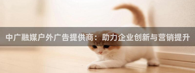 杏宇平台官网注册：中广融媒户外广告提供商：助力企业创新与营销提升