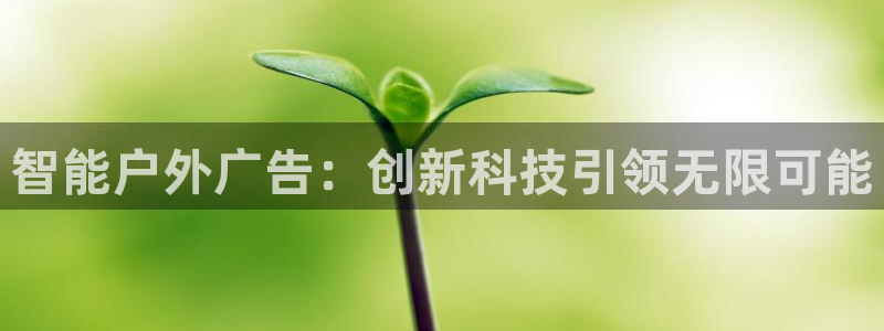 杏宇官方平台官网：智能户外广告：创新科技引领无限可能