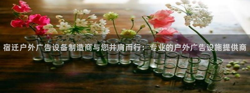 杏宇平台官网注册：宿迁户外广告设备制造商与您并肩而行：专业的户外广告设施提供商