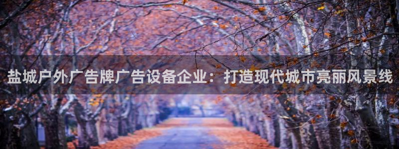 杏宇平台总代理是谁：盐城户外广告牌广告设备企业：打造现代城市亮丽风景线